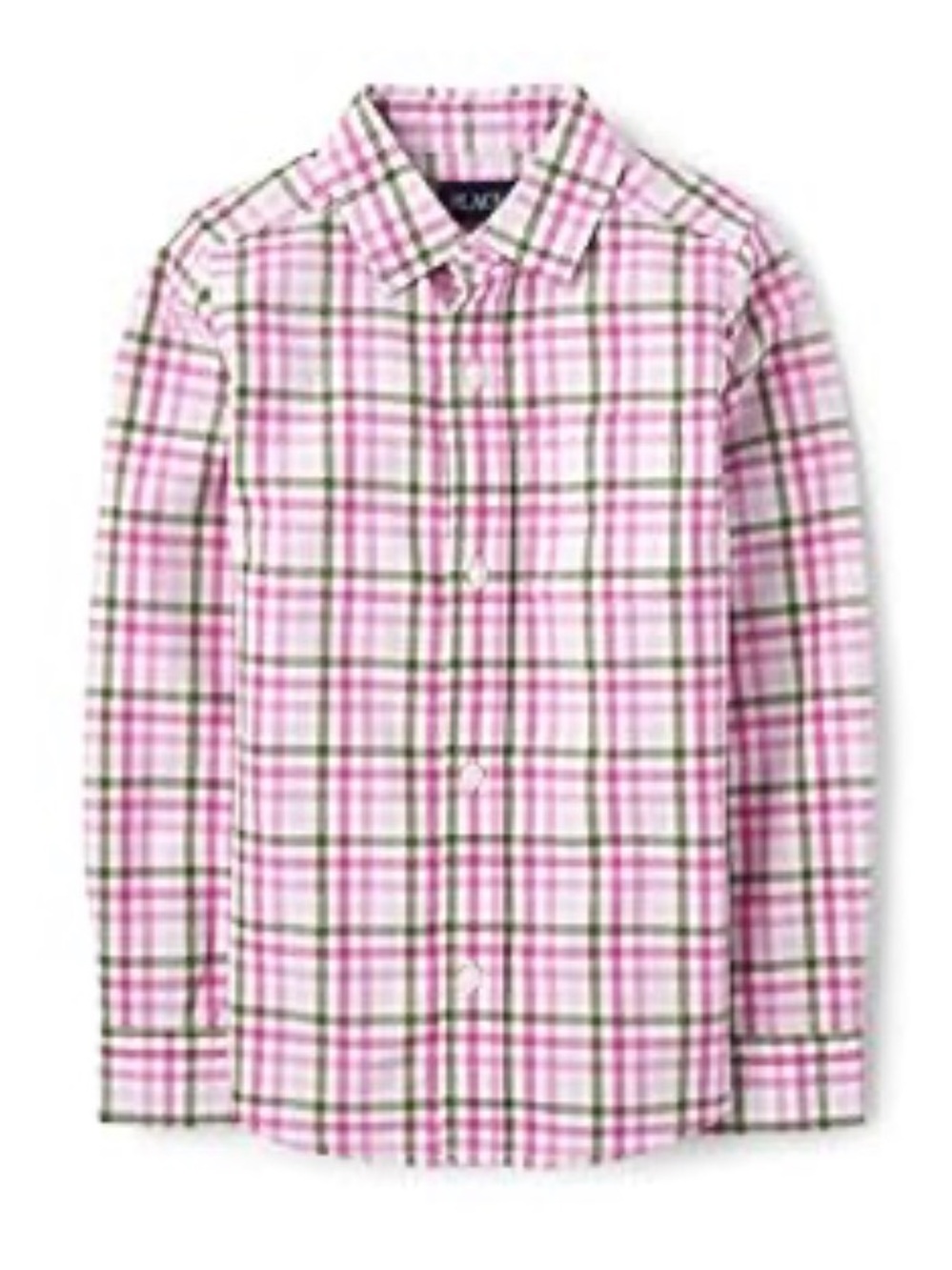 The Children’s Place Boys Poplin Long Sleeve Button Down Shirt